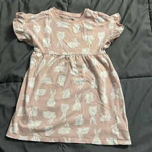 3/$12 Pink bunny dress